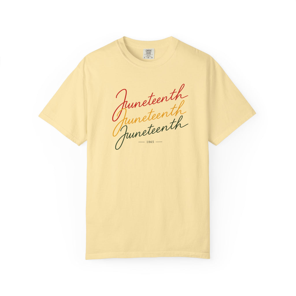Juneteenth Script T-Shirt — Juneteenth Celebration Tee