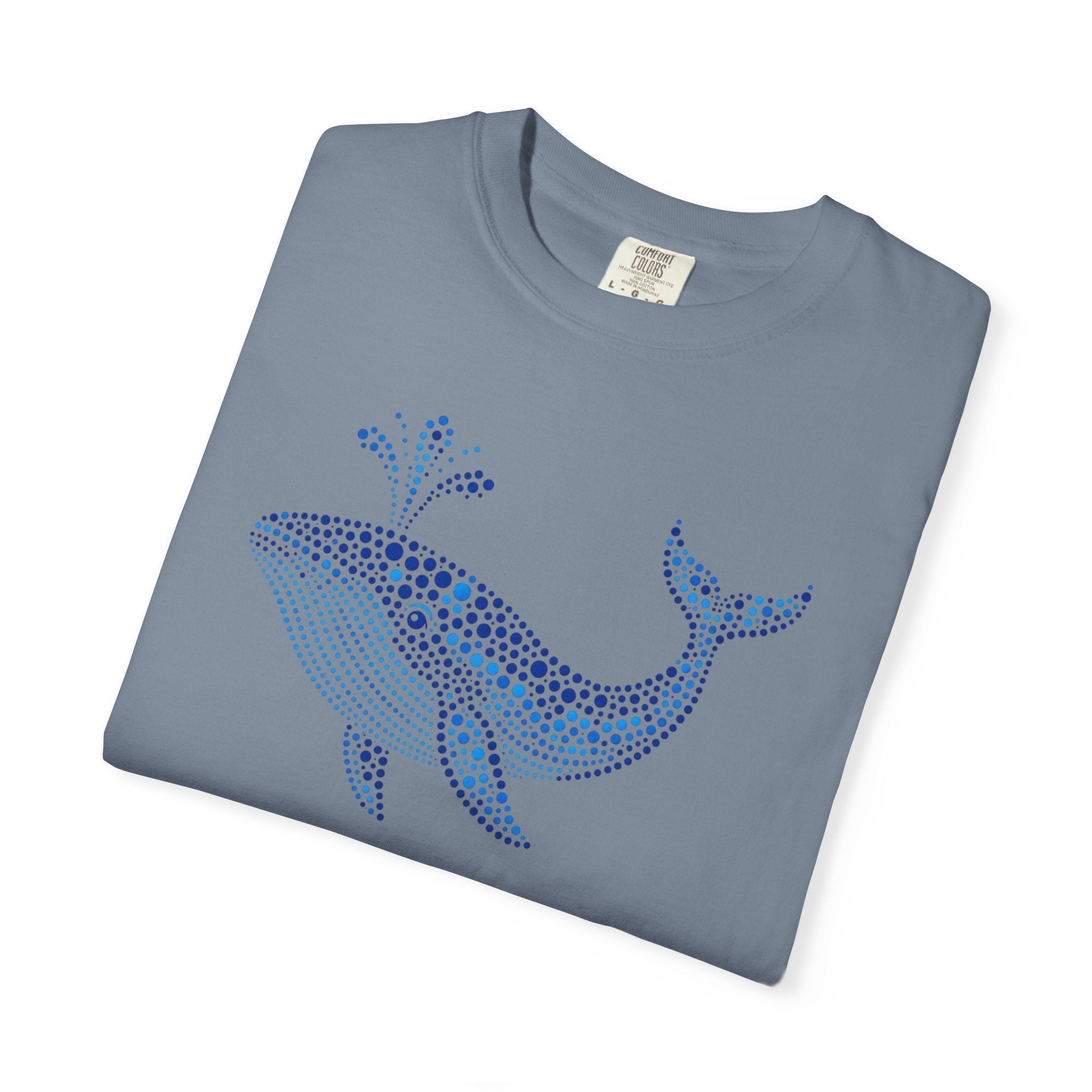 Blue Horizon Whale™ | Coastal Summer Graphic Tee