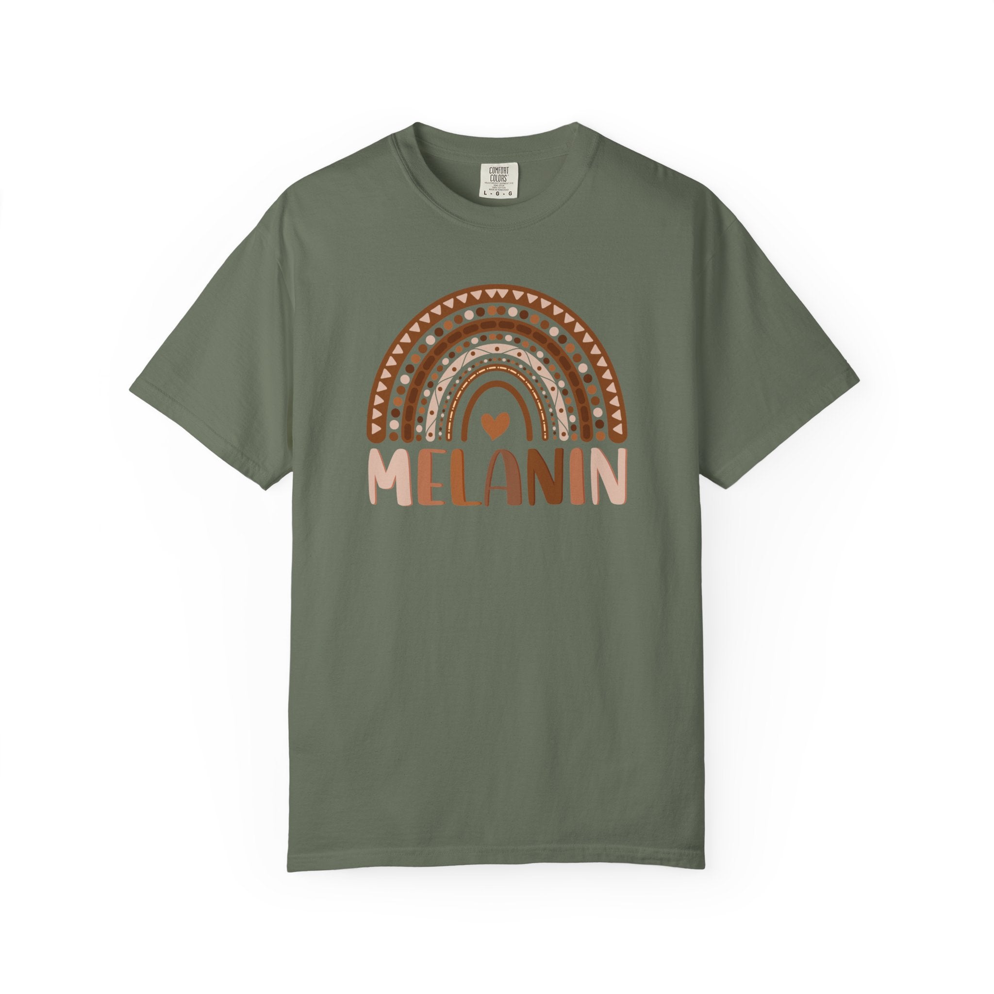 Melanin Glow Rainbow Tee