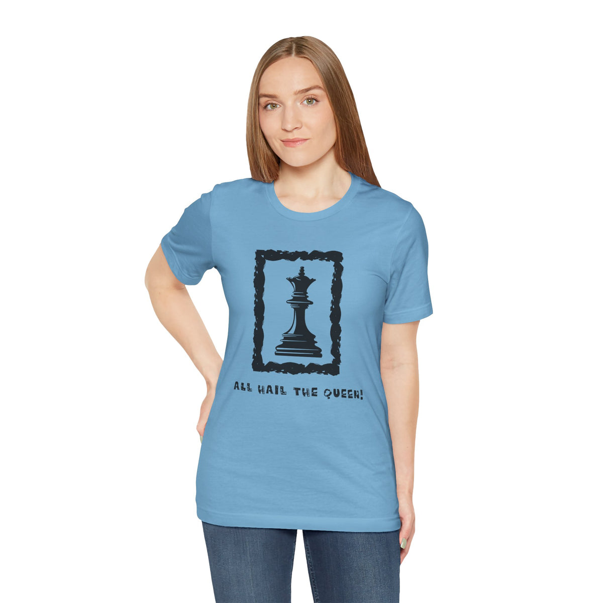 Chess Queen-Unisex Tee - All Hail the Queen is Here