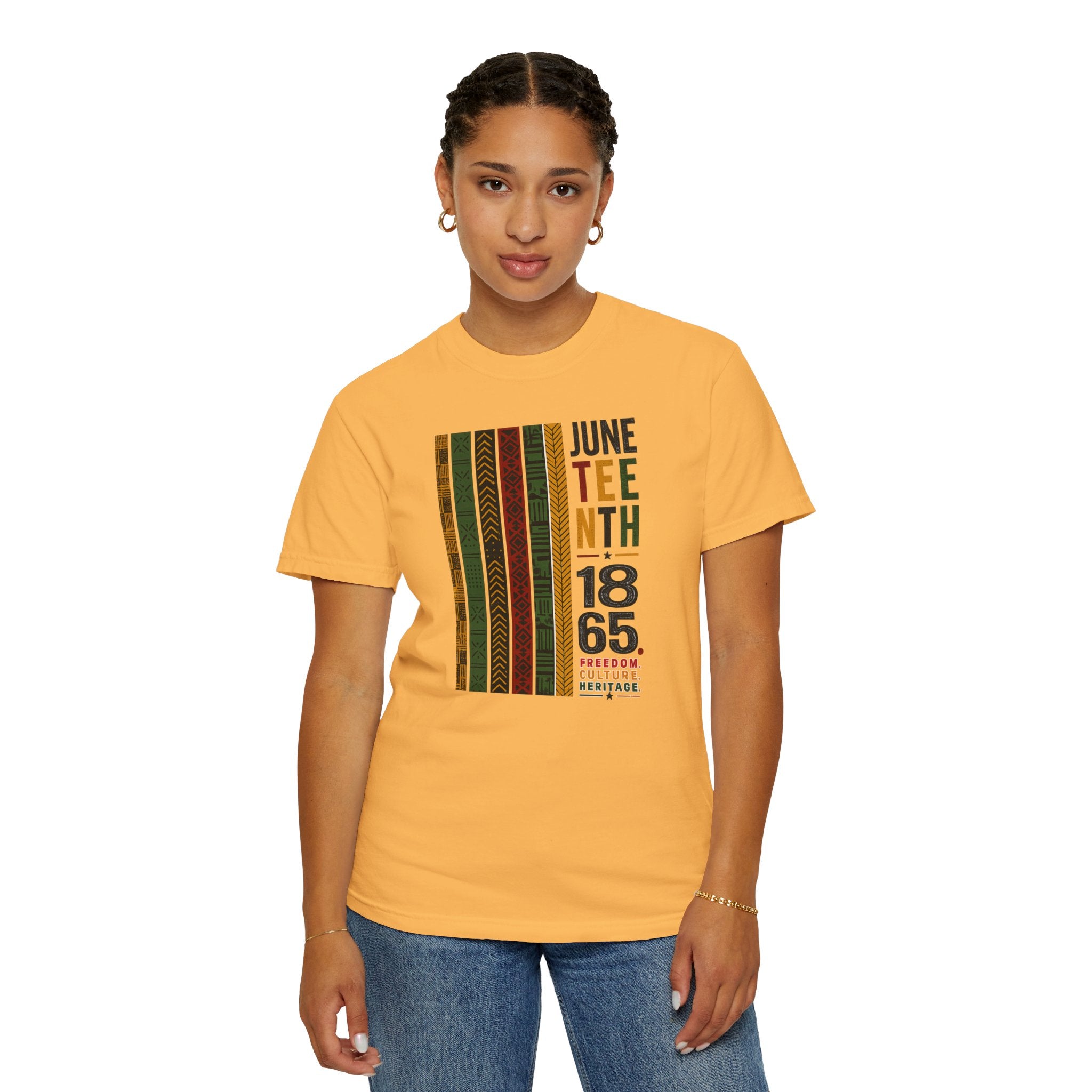 Juneteenth Heritage Stripes Tee