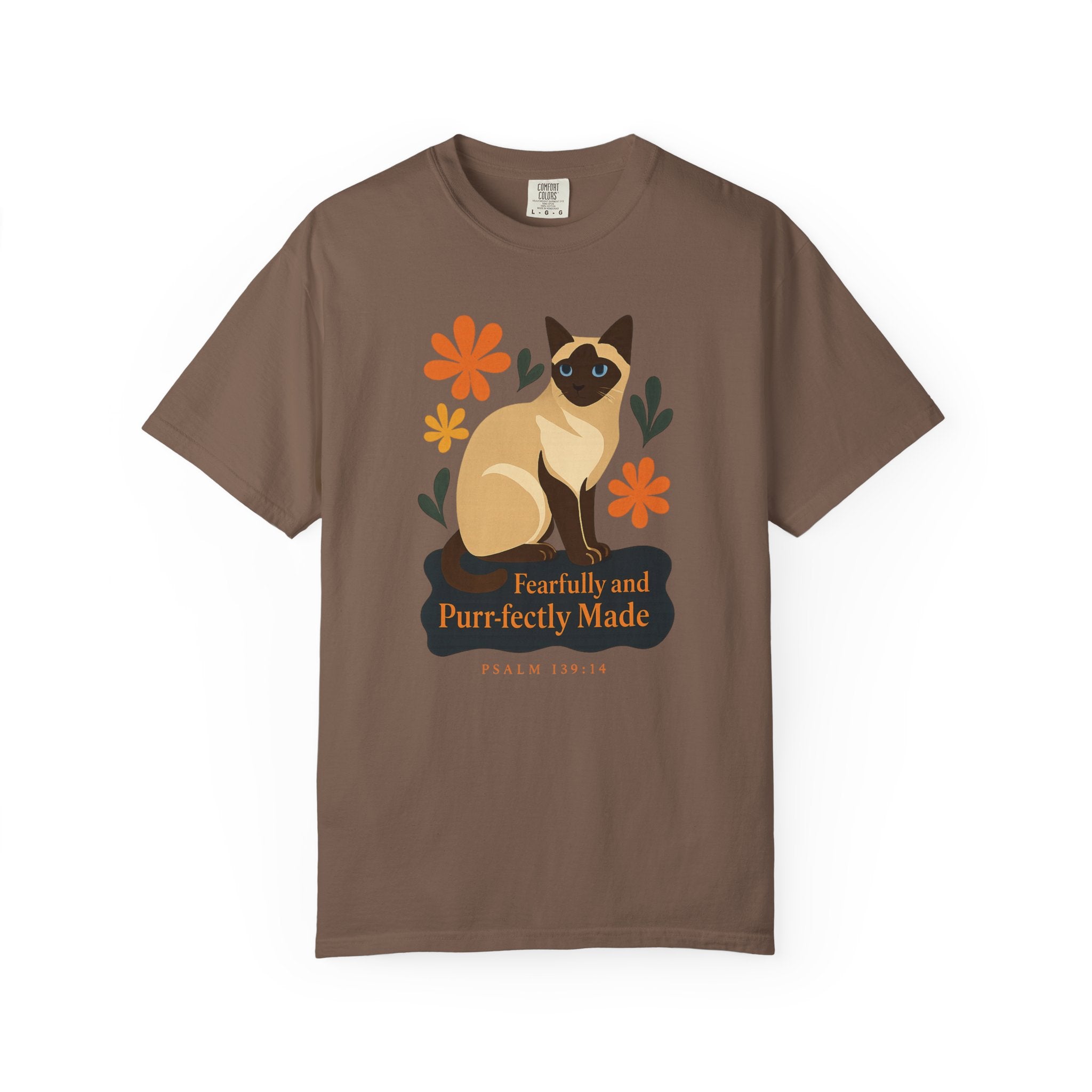 Fearfully and Purr-fectly Made™ Siamese Cat Tee