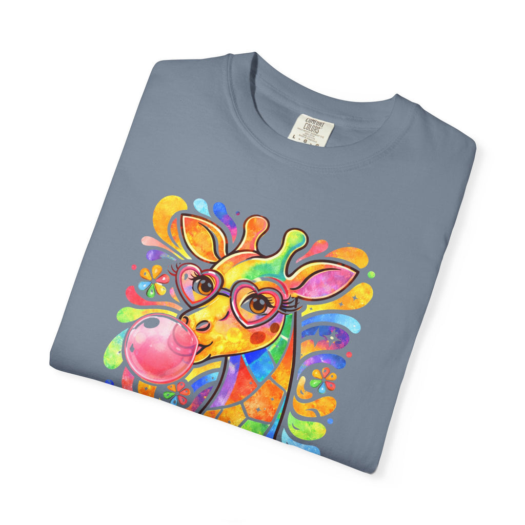 Colorful Bubblegum Giraffe T-Shirt