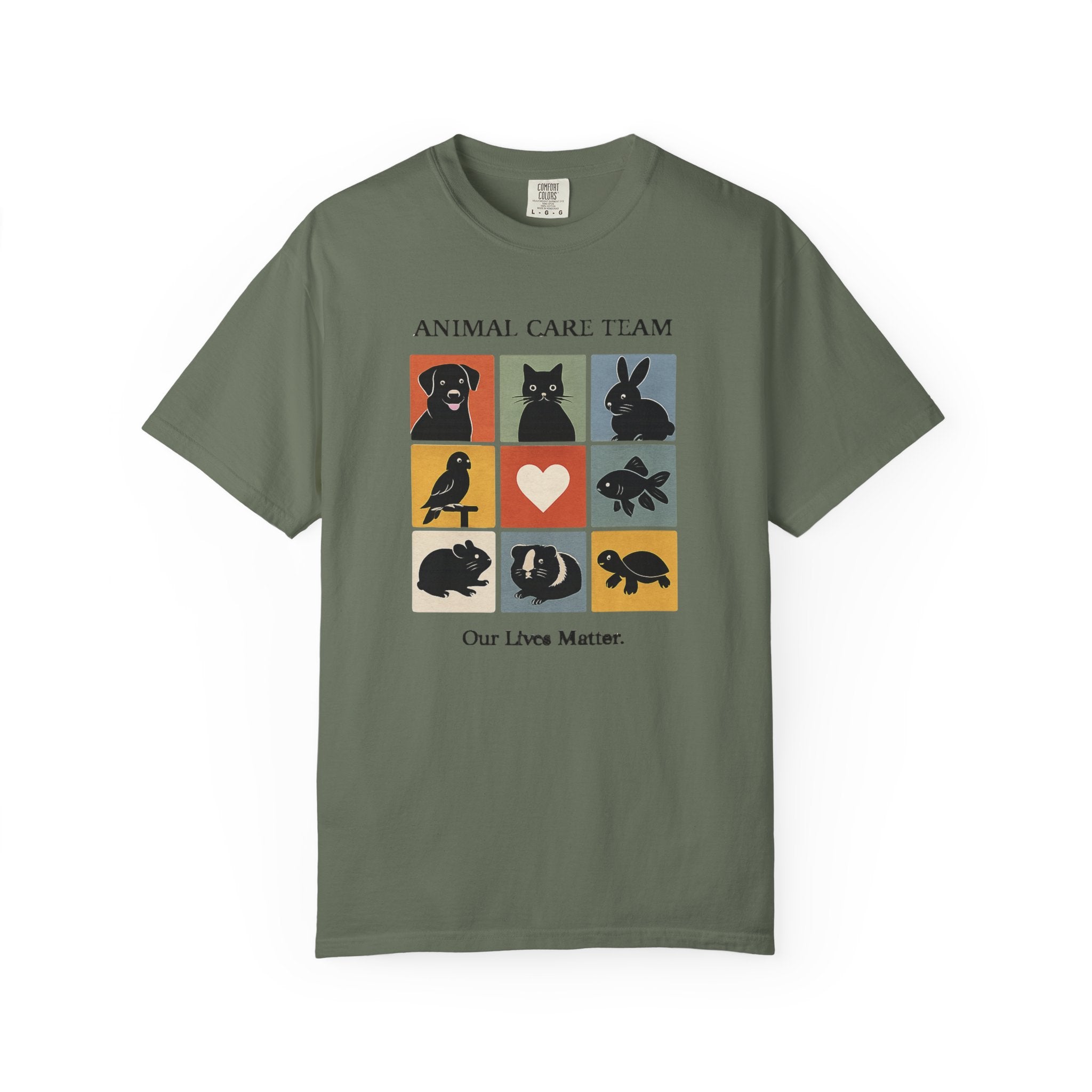 Animal Care Team T-Shirt — 'Our Lives Matter' Pet Rescue Tee