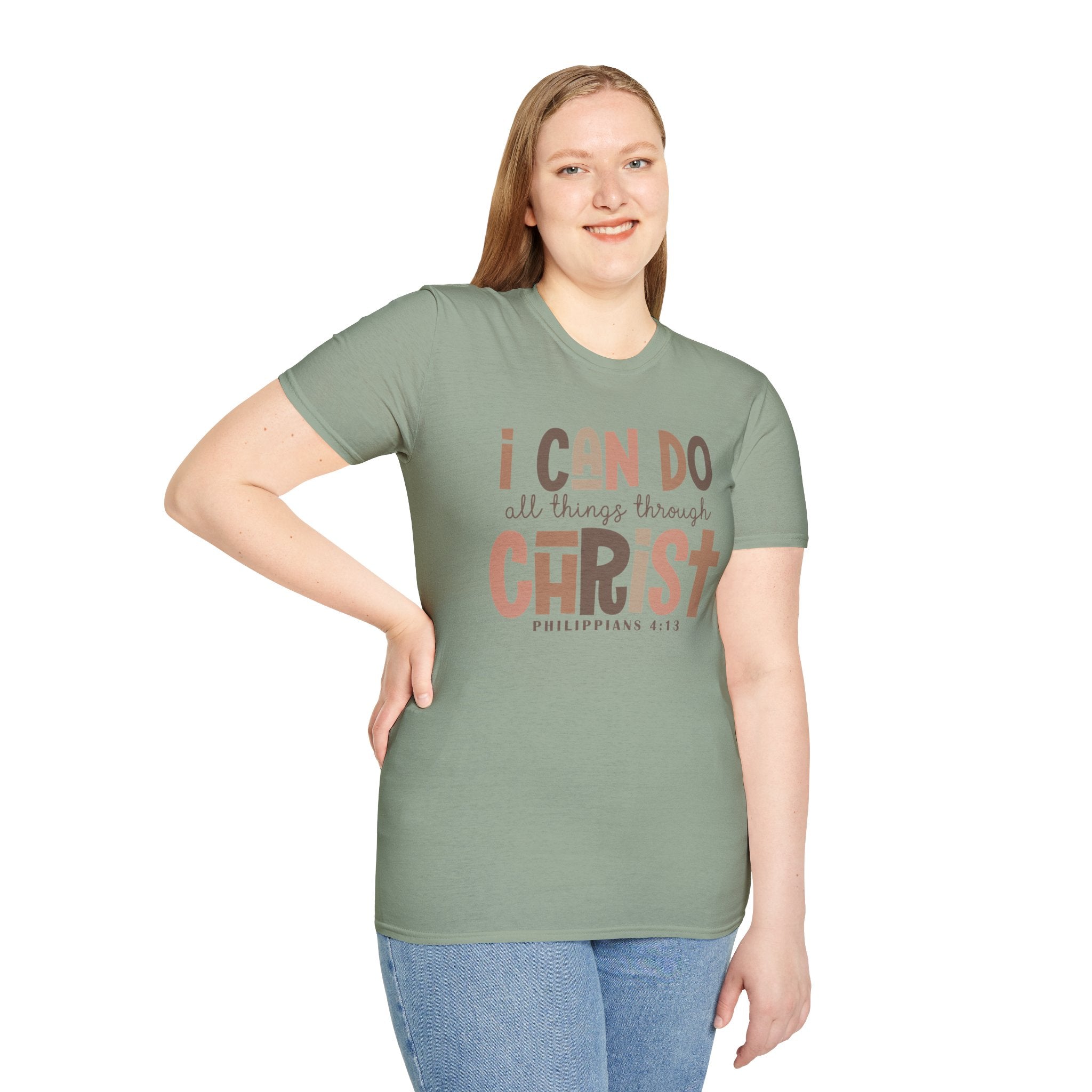 Faithful Unisex Tee with Inspirational Text - Earthtone Colors