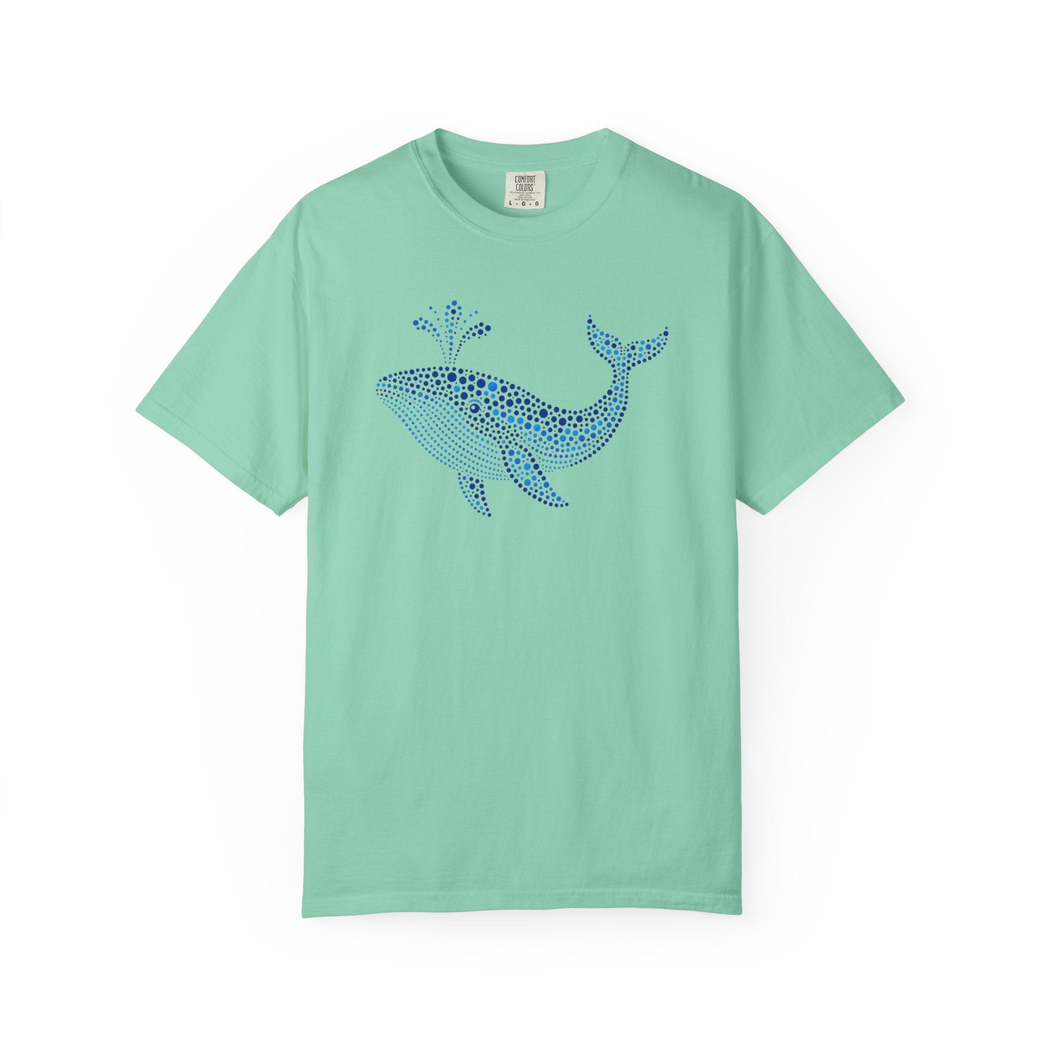Blue Horizon Whale™ | Coastal Summer Graphic Tee