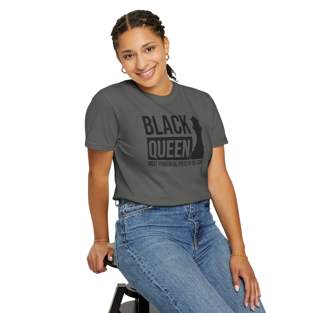 Black Queen T-Shirt — "Most Powerful Piece in the Game" Chess-Inspired Tee