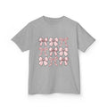 Pretty in Bows Girls’ Tee – Pink Ribbon Grid Shirt