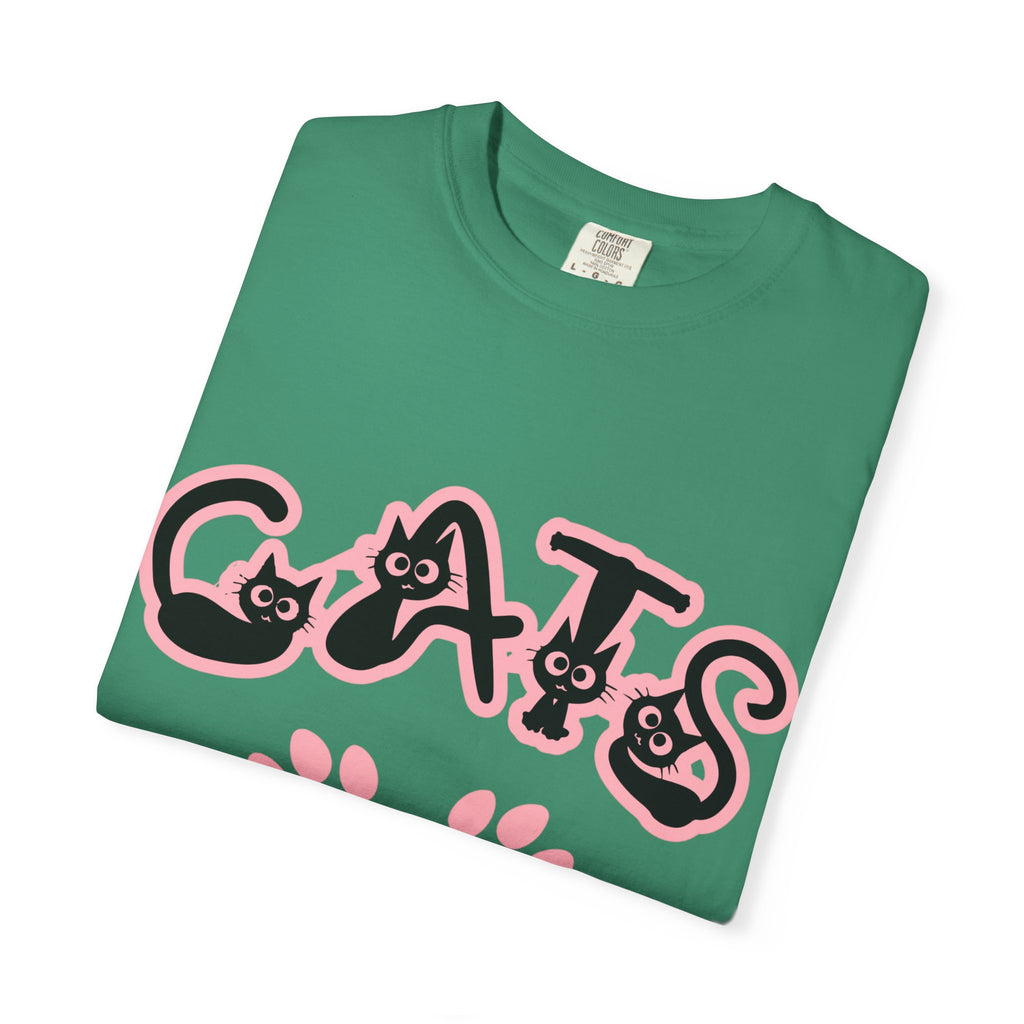CATS Font Design Tee