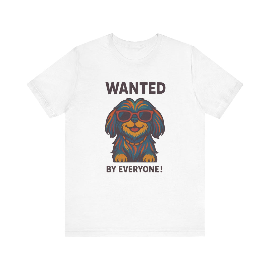 Shitzu with Multicolored Fur and Sunglasses Tee