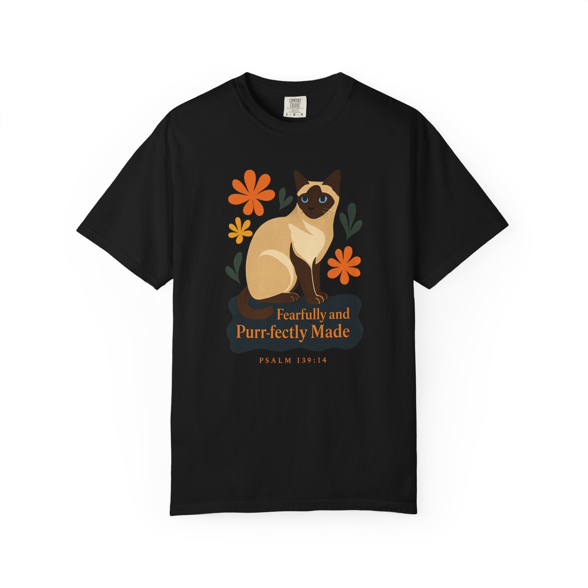 Fearfully and Purr-fectly Made™ Siamese Cat Tee